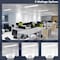Luxrite 1x4 FT Flat LED Panel Lights 5CCT 3000K-6500K 20/30/40W Up to 5000LM 0-10V 0-10V Dimmable DLC, 2PK LR24295-2PK - alternate 5